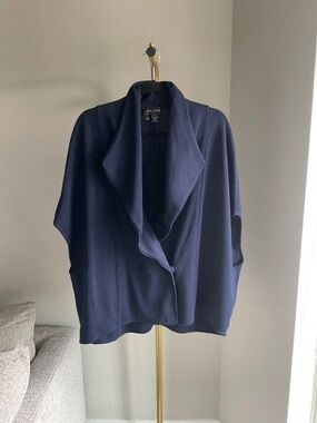St. John Cardigan Sweater Navy